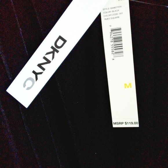 NWT DKNYC High Neck Cold Shoulder Velvet Dress size Medium - Picture 5 of 6